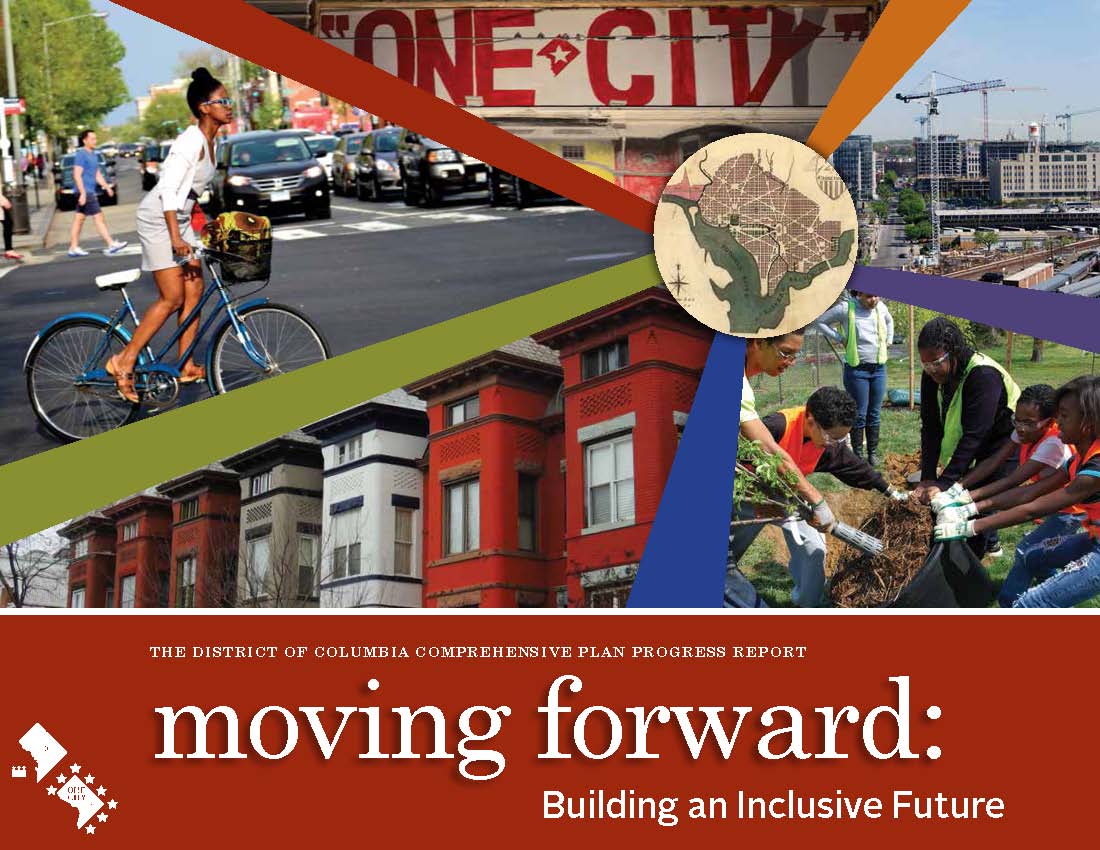 Front Cover of the DC Comp Plan 2012 Progress Report